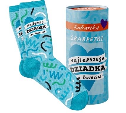 Skarpetki Gift Me Sox GMS 005 dzień dziadka Passion Cards